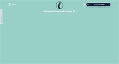 Desktop Screenshot of hollandchiropracticpc.com